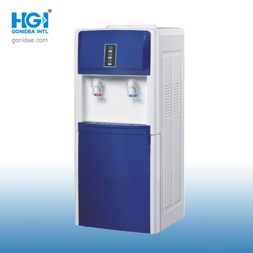 Stainless Steel Bottom Load Tanks Two Tap Water Dispenser Navy