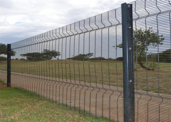 Quality 358 Anti Climb Welded Mesh Fencing High Security Galvanized + Pvc Coated for sale