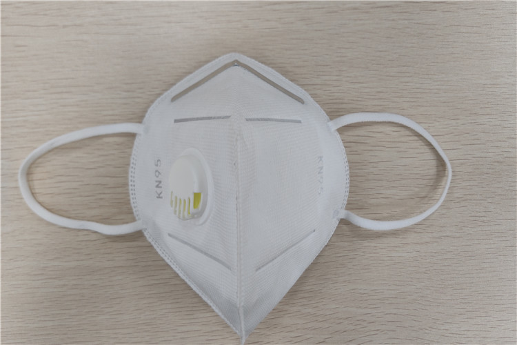 White Dust Proof Face Mask Soft Cotton Melt Blown Filter Valve Material