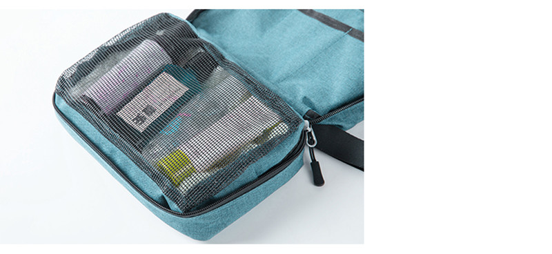 Large Capacity Private Label Plain Polyester Makeup Bag