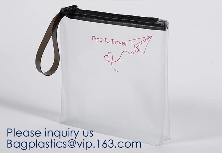 Custom Screen Printing Clear EVA k Bags Portable Travel MakeupToiletry Cosmetic Bag Packing Pouch, BAGEASE PACK