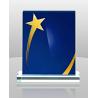 Buy cheap OEM Transparent Clear Freestanding Acrylic Plaque For Anniversary Souvenirs from wholesalers