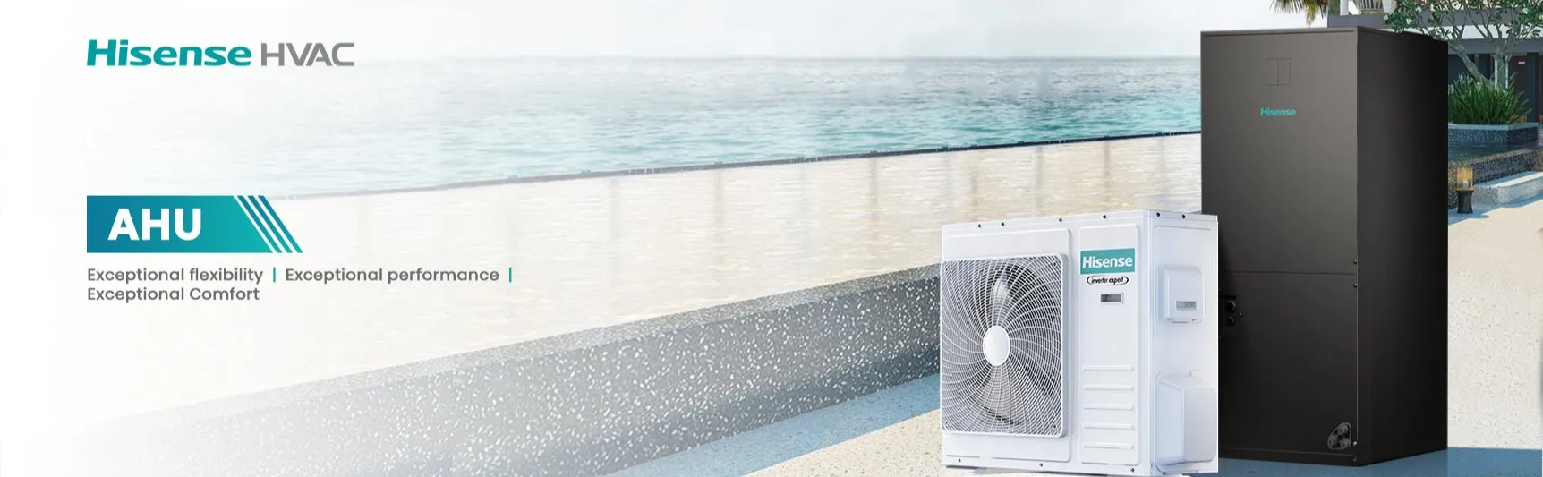 Hisense Hi-Smart H5 Ecovent unit showing modern design and control panel