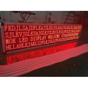 F3.75 Electronic Red Green Blue Yellow White Scrolling LED Sign High Brightness