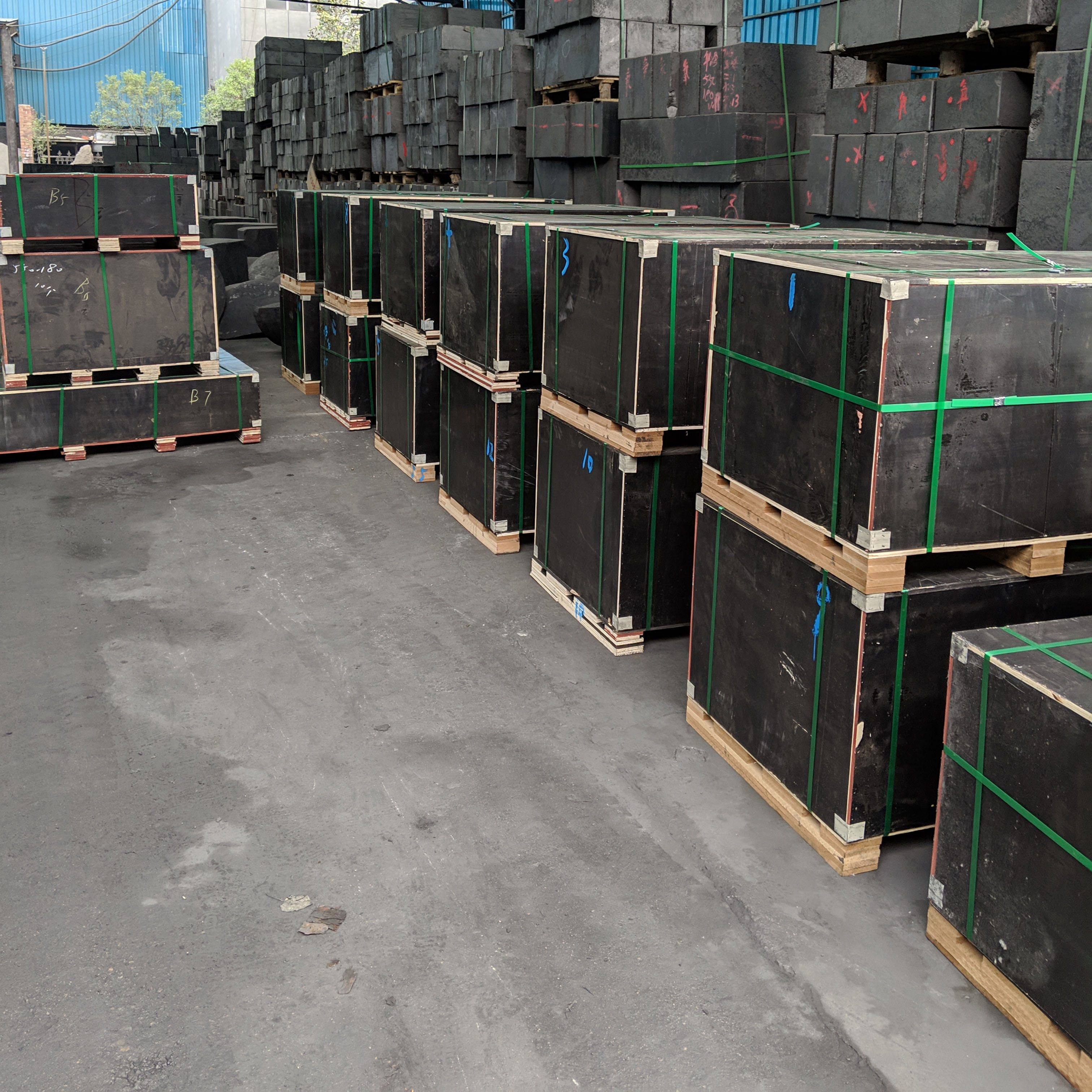 High Temperature High Density Large Isostatic Graphite Block