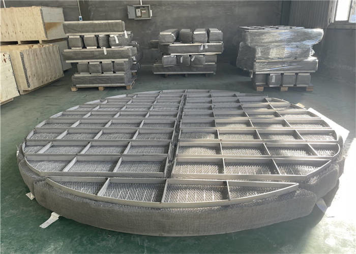 Monel 400 Mesh Pad Demister For Efficient Separator Customized Thickness