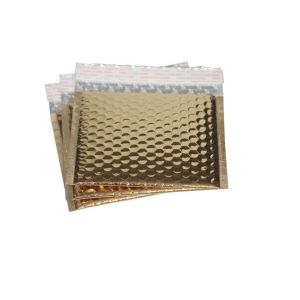 China Moisture Proof Metallic Glamour Bubble Mailers 6x10 on sale