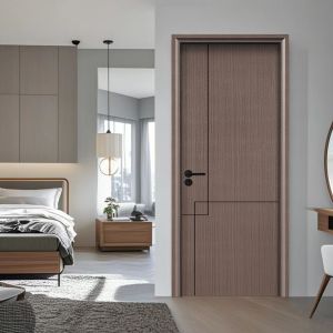 China Durable Eco-Friendly WPC Door With Smooth Surface Finish on sale