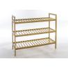Buy cheap 70cm Length Nature Color Capacity 12 Pairs Bamboo Shoe Rack from wholesalers