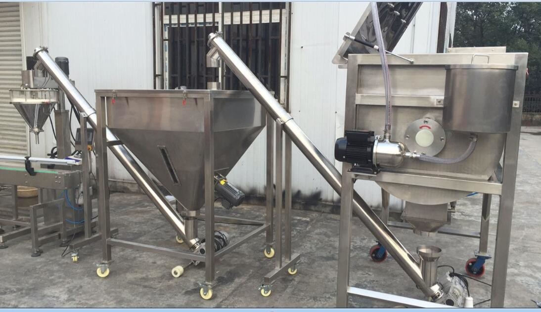 Coffee Powder Screw Conveyor Belt Feeder U Shape Stainless Steel 304 Material