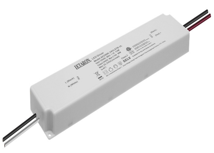 3750mA Dimming LED Driver 24V 90W Triac Dimmable For Cabinet LED Lighting