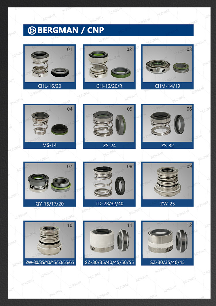 Original NDA NDB CHL-20mm CNP CHL CHLF CHLKF Pump Mechanical Seal