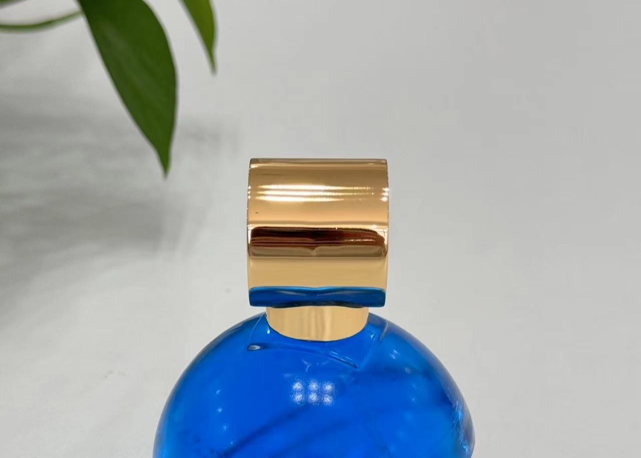 Zamak Irregular Shaped Metal Perfume Cap Zinc Alloy Glass Perfume Bottle Tops