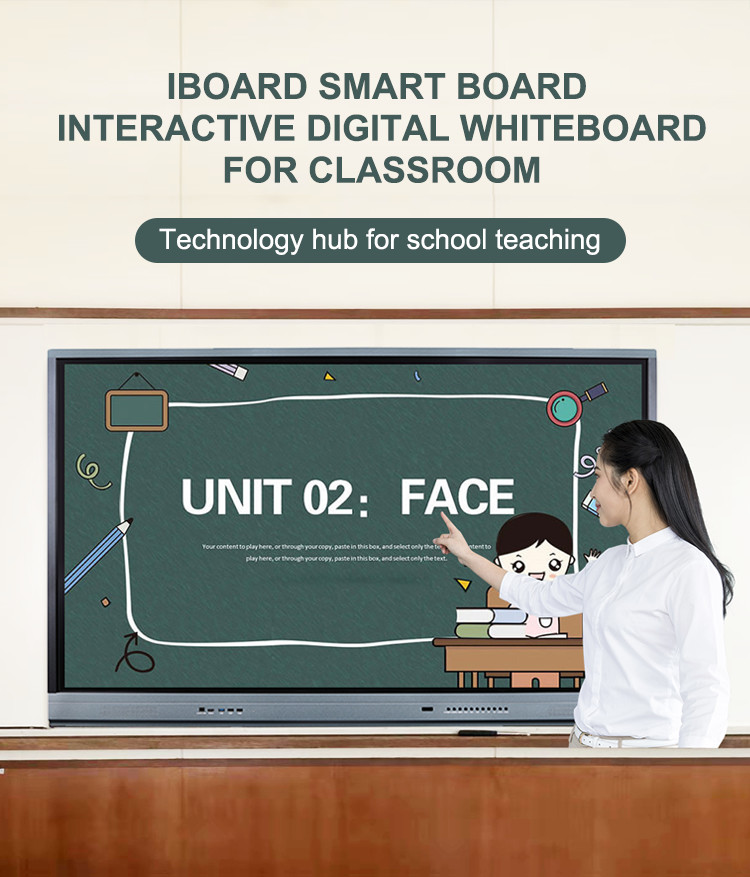 OPS Digital Smart Board For Teaching 10 Touch Points 350cd/M2 Brightness