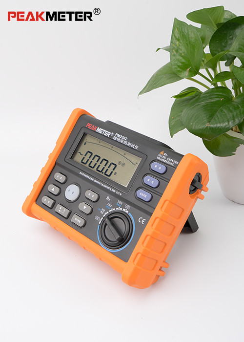 Multifunctional Earth Ground Resistance Tester 0 Ohm To 4K Ohm And 100 Groups Display