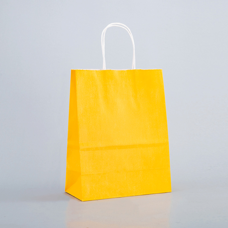 Custom Size Large Baking Bread Shopping Kraft Paper Bag with Customized Logo and Paper