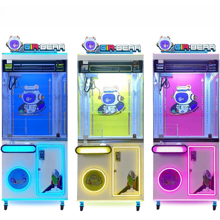 Dreamland funny coin games plush toys doll prize machine coin operated kids toy vending machine