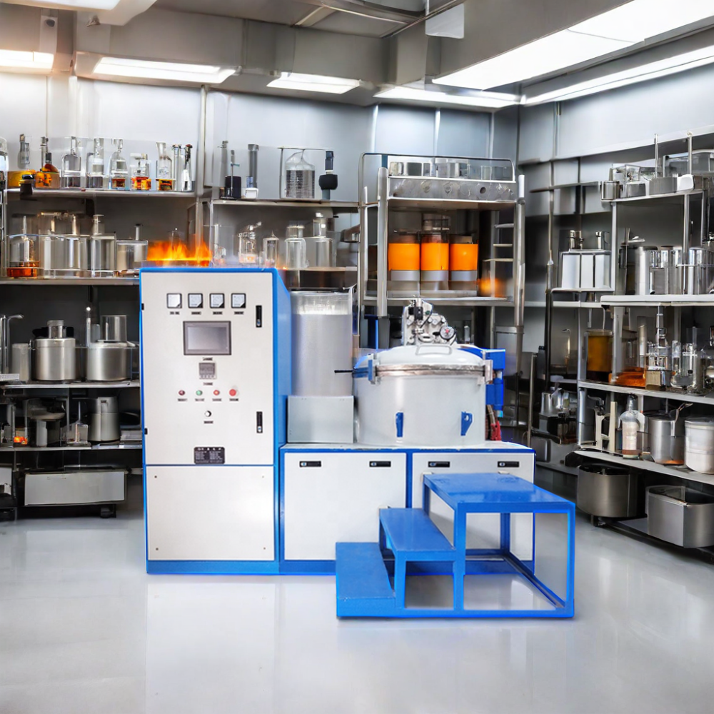 Industrial lab vacuum graphite furnace with 200 different process heating curve