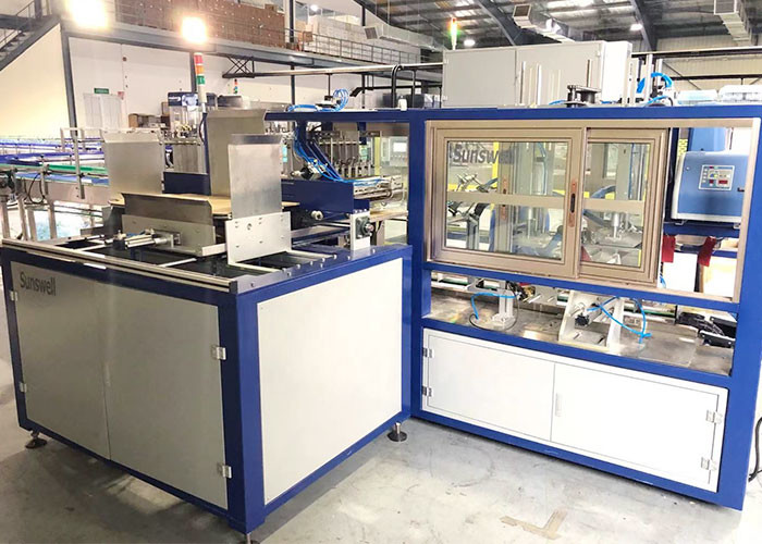 Automatic Drop Type Carton Packer Shrink Tunnel Wrapping Machine POF