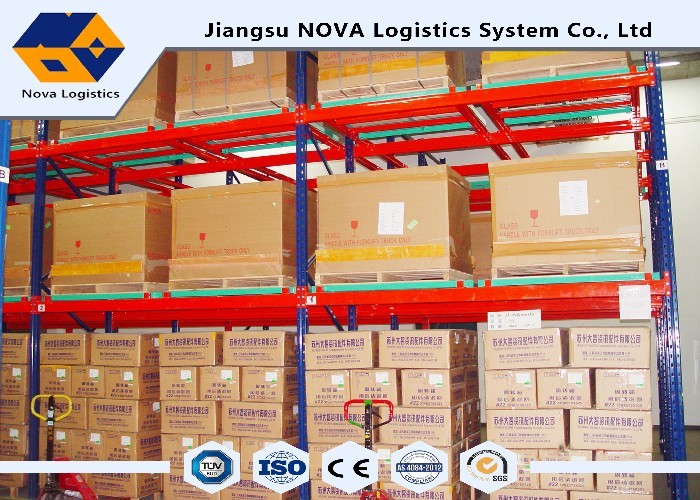 Steel Q235b Raw Material Warehouse Pallet Racking Systems wITH Powder Coating