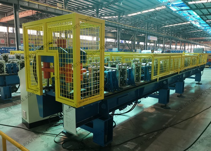 Cr12 Trapezoidal Standing Seam Roll Former Roof Panel Metal Forming Equipment 1250mm