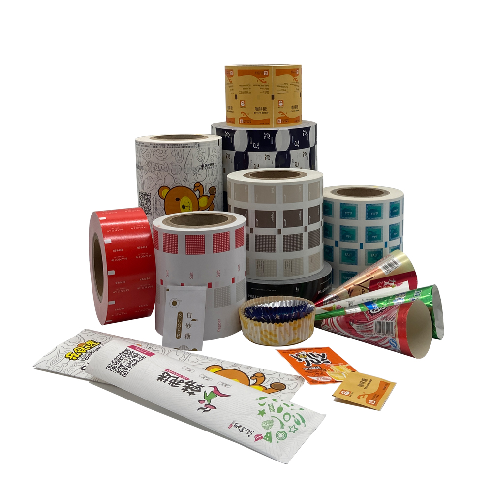 Specialty Paper for Pepper Packaging Customized Design 58g Roll Shape PE Coated Paper