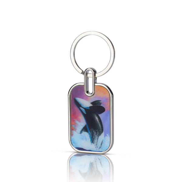 China Acrylic Keychain with UV Printed Anime Charms Plastic Material with
