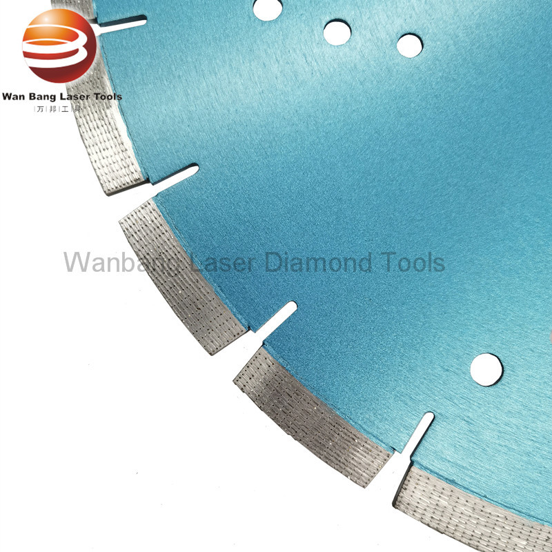 Factory Customized 350mm Even Distributed Diamond Blade With Flat Segments for General