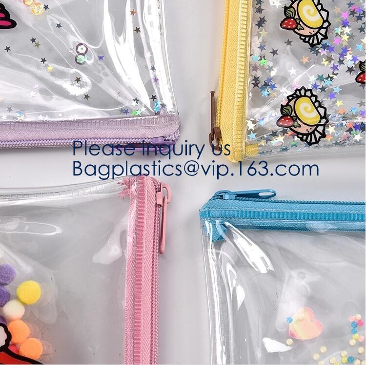EVA High Quality Holographic neon New Design Custom PVC Jelly Bag Cosmetic Custom Make up Bag for Women BAGEASE PACKAGE