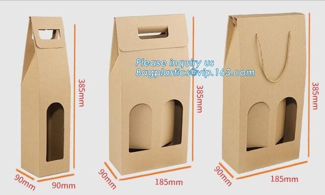 Flower carrier bag with different color customized pot plants kraft paper bag with handle,stamping logo fancy paper flow