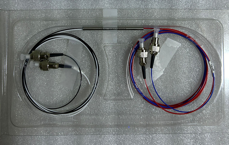 2×2 Optical WDM 1310/1550nm SMF28e Single Model FC/UPC Connector Steel Tube