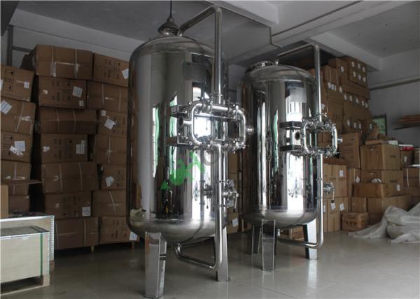 Industrial Stainless Steel Water Cartridge Bag Filter Housing Polishing Or Matt
