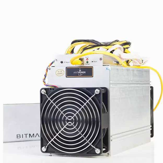 Used Antminer L3+ 504MH/S Litecoin Doge LTC Miner