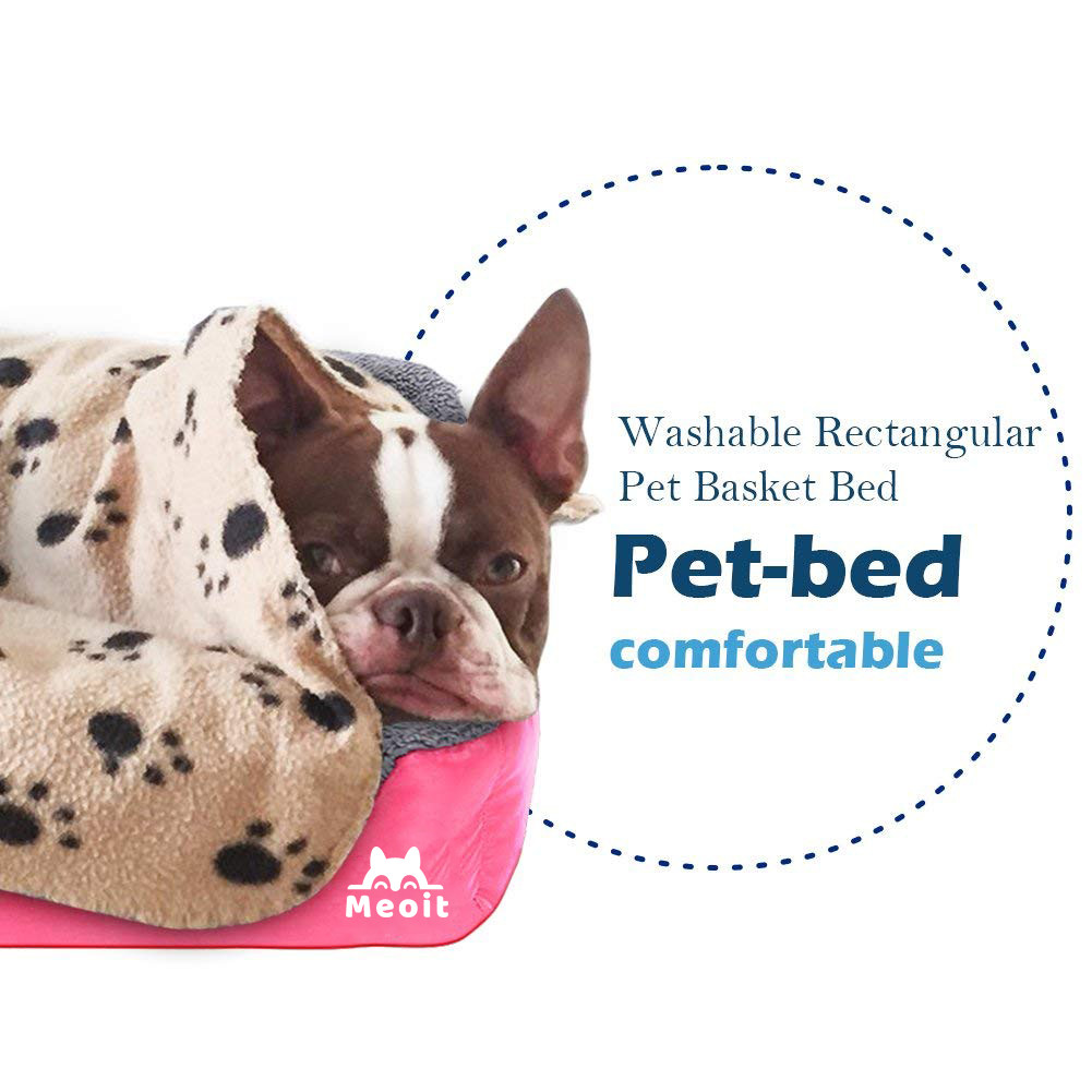 Amazon Top Seller Plush Dual Use Double Luxury Dog Bed Sofas Cama Para Perros Calming Dog Bed