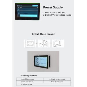  Sibo Customized Wall Mount Android Tablet PC With Rj45 Port No Physical Button Touch Screen Manufactures