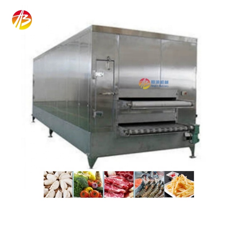 500kg Cooling Capacity Industrial Quick Freezer for Frozen Shrimp and Strawberries