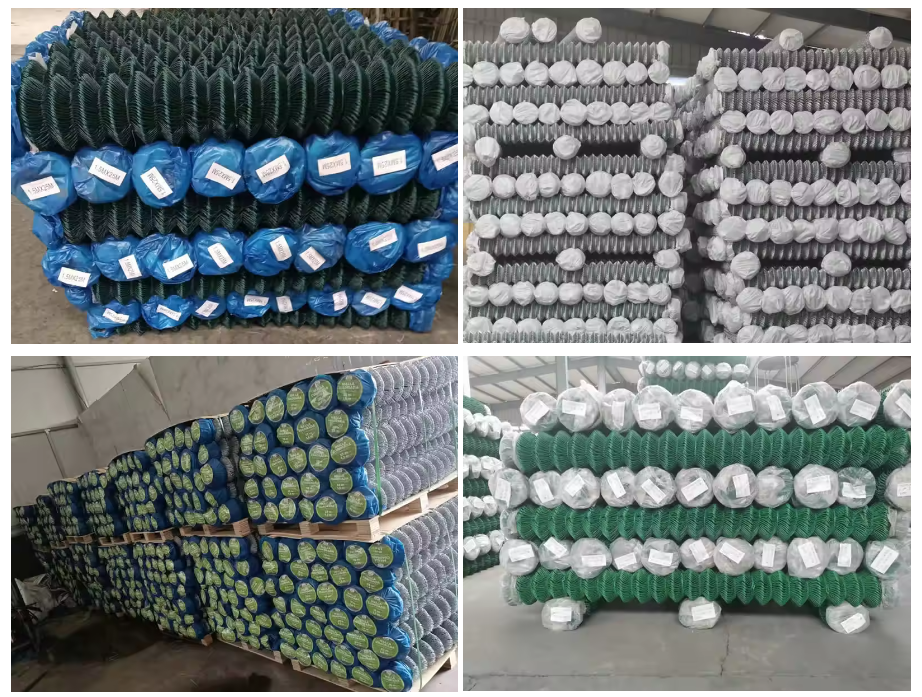 High Quality Low Price PVC Fencing Mesh Customized Diamond Chain Link Barbed Wire Garden Fence Wire Mesh