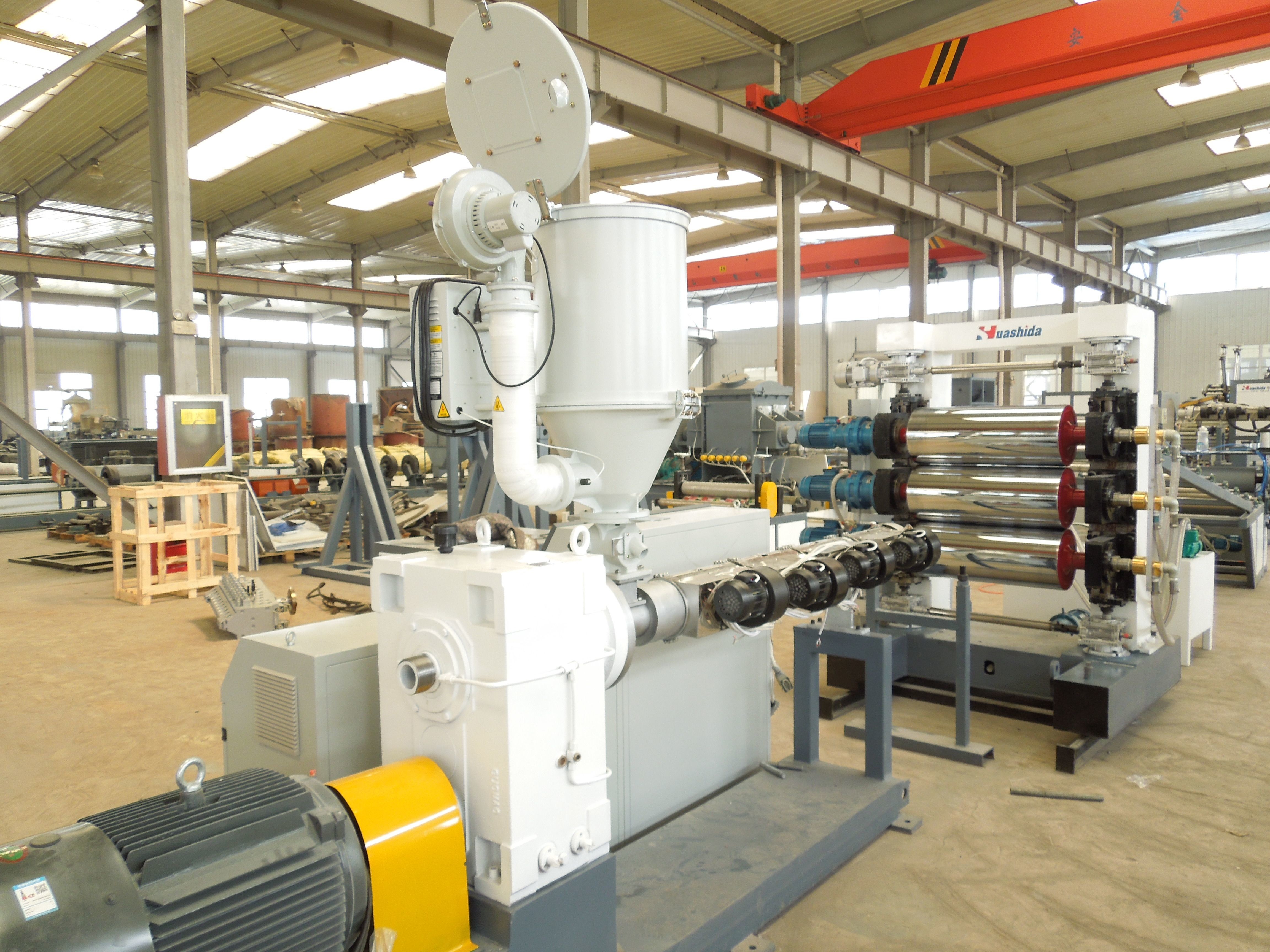 Polyethylene Sheet Extrusion Production Line PE Plastic Sheet Manufacturing Machine