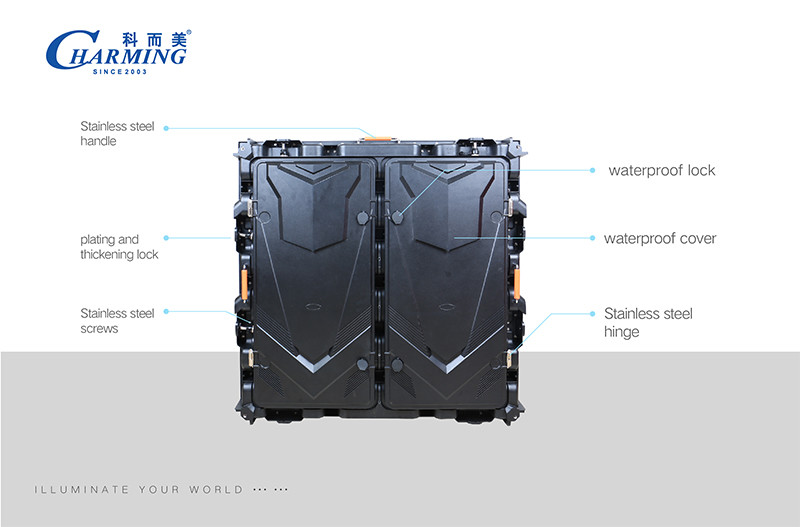 SMD2525 Kinetic Led Screen P4 Street Mounted 960x960mm Led Display Screen With 100000 Hours Life Span