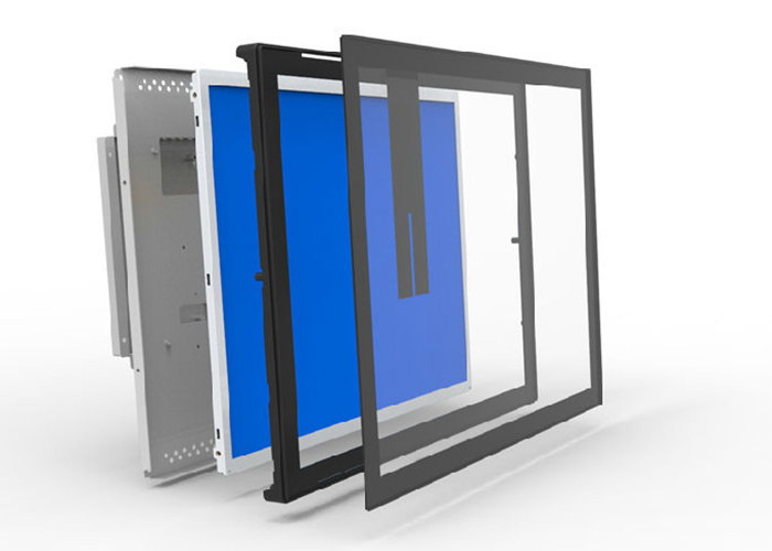 21.5 Inch Waterproof Open Frame Touch Screen Monitor 250 Nits Brightness