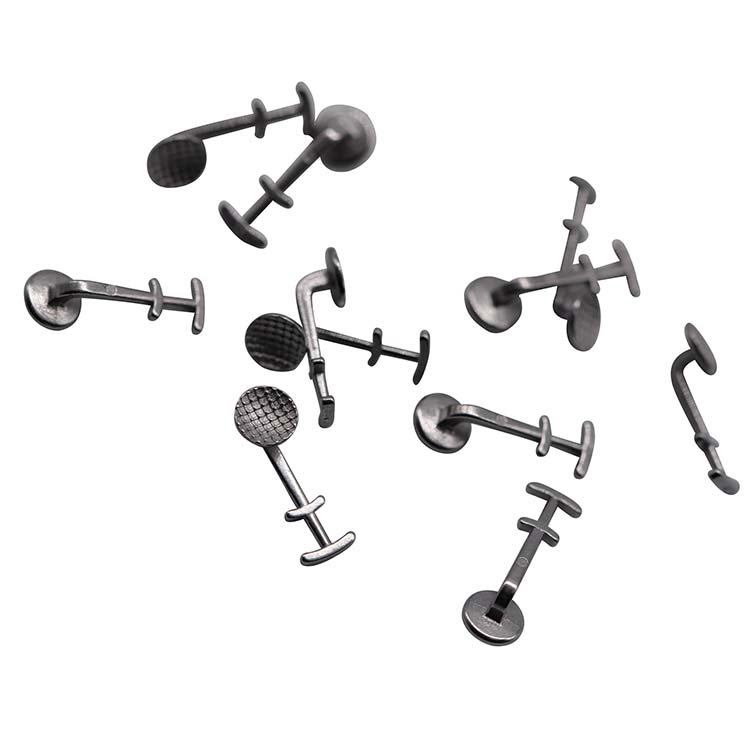 2024 MFDS Safety Standard Design Stainless Steel Dental Orthodontic Lingual Button with Hooks