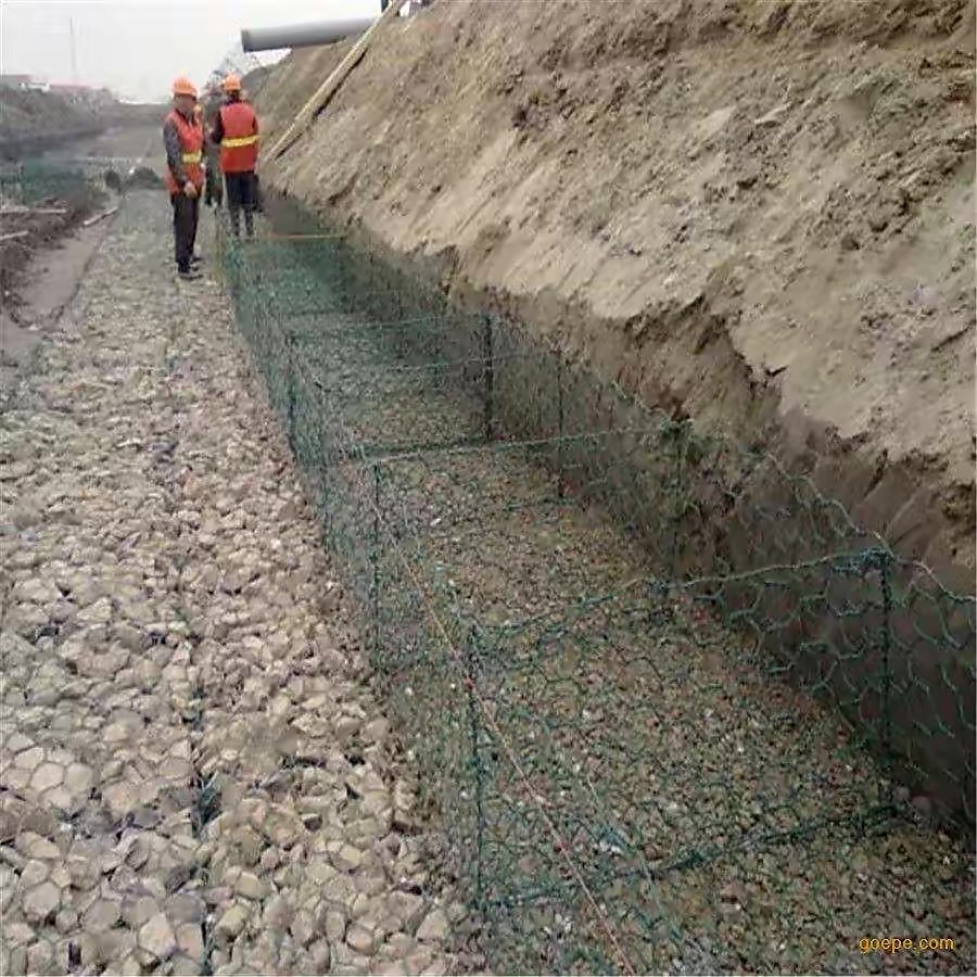 Dia 2.2mm Gabion Wire Mesh Flood Control Retaining Wall Galvanized Iron
