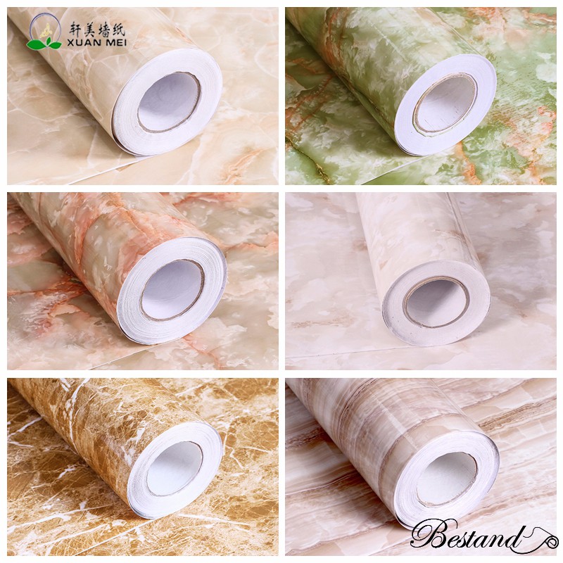 Peel Stick Marble Wallpaper Roll 60cm*10m Size for Table Cupboard Cabinet and Countertop Marble Design Granite Style