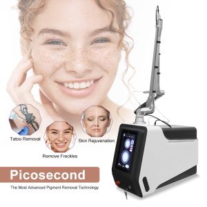 Portable Picosecond Q Switched Pico Laser Machine 1320nm All Color Tattoo