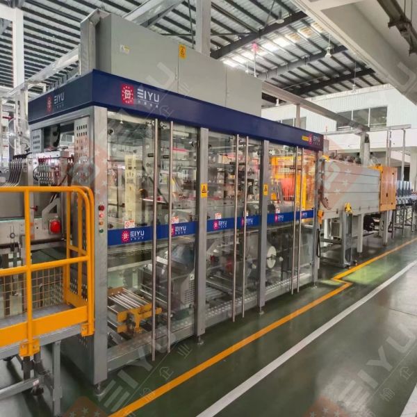 Automatic Linear Type PE Film Shrink Wrapping Machine with 70KW Power and Less