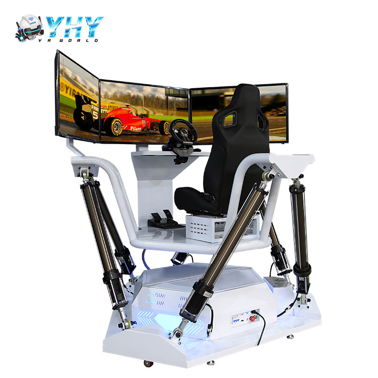 Immersive Experience 6 DoF VR Racing Simulator Amusement Game Equipment