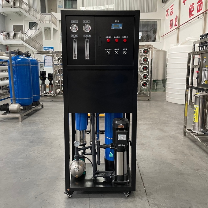 500L Single Pole Reverse Osmosis System For Water Treatment Water Purification Machine Drinking Water Treatment P