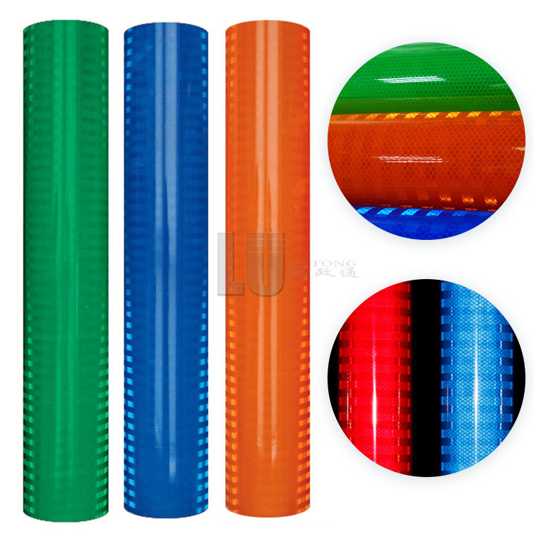 100mm / 50mm EGP PET Reflective Material Engineer Grade Prismatic Reflective Sheeting