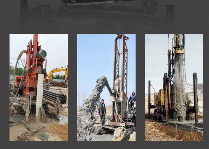 350 Meter Depth Crawler Water Well Drilling Rig Diesel Mobile
