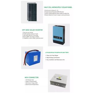 12kw On Grid Solar System Kit Complete Panel MPPT MC4 Pure Sine Wave For Home